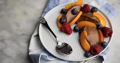 Chocolate Mousse With Fresh Fruit
