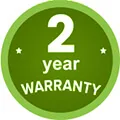 2 year warranty logo to show that the circulator comes with 2 years warranty