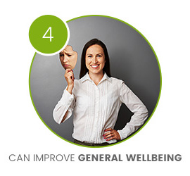 image of woman smiling to indicate greater happiness image of woman smiling to indicate greater happiness