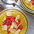 Pineapple Lucuma Chia Pudding