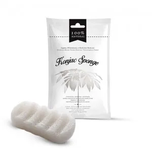 front view of 100% natural Body Konjac Sponge for body 