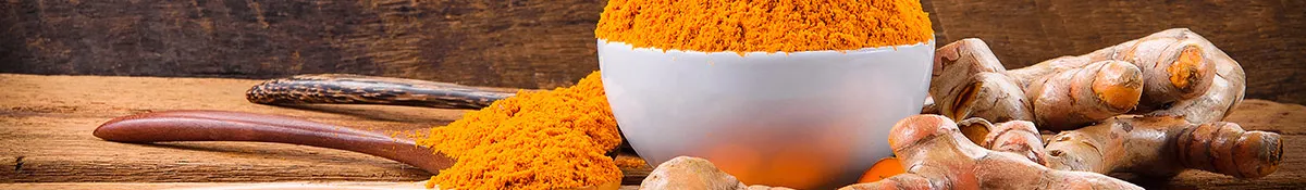 Heading banner Image for Turmeric showing turmeric powder 