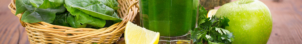 Heading banner Image for Detox & Cleanse showing greens