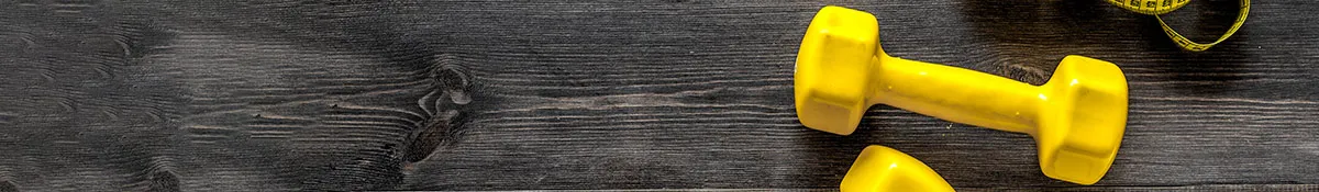 Heading banner Image for Fat Burners which shows dumbells and a measuring tape Heading banner Image for Fat Burners which shows dumbells and a measuring tape