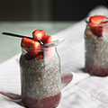 Chia Pudding with Strawberries Chia Pudding with Strawberries