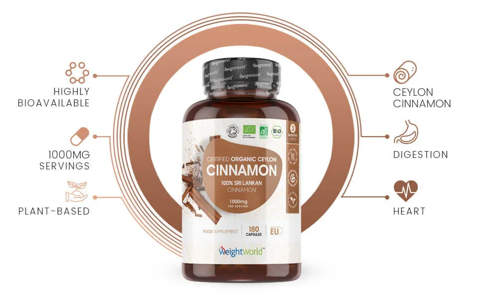 Features of our organic cinnamon capsules