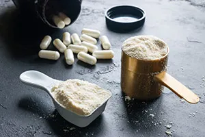 Creatine Powder And Capsules