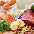 images of foods that are high in protein to aid recovery