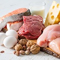 image of a bunch of foods that are high and rich in protein image of a bunch of foods that are high and rich in protein