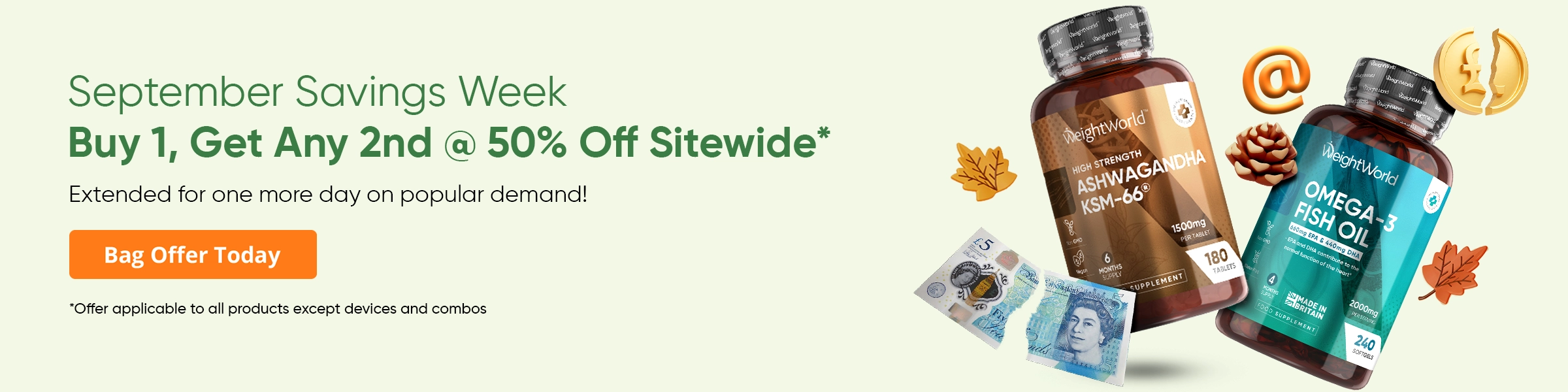 Buy 1 & Get 2nd at 50%