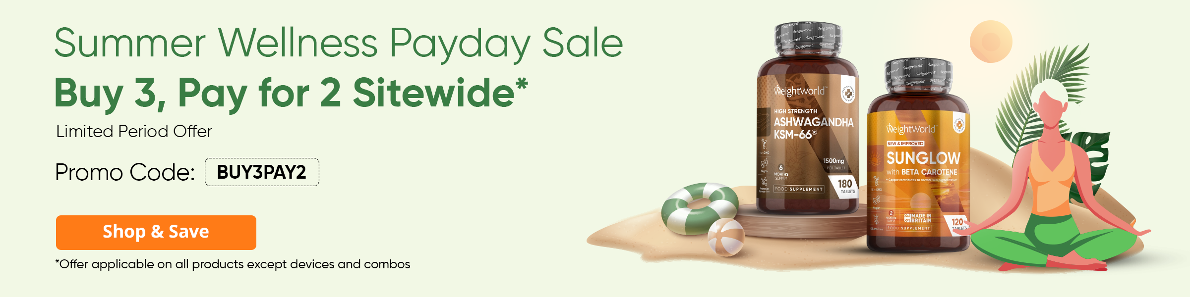 Summer Wellness Payday Sale