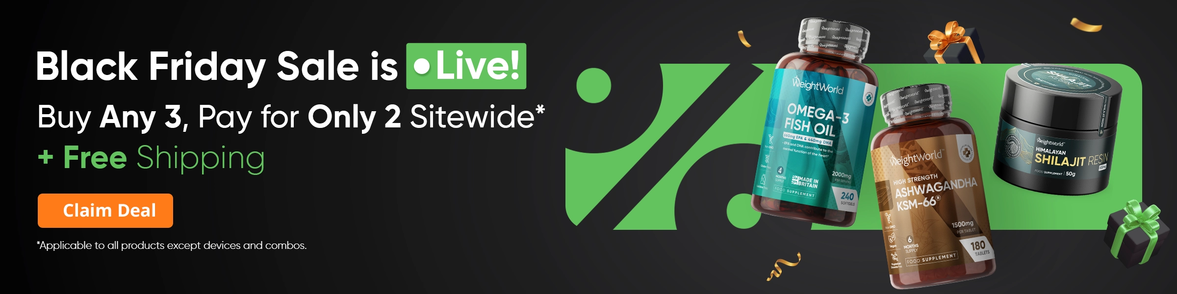 Save on wellness supplements with our Black Friday offer.