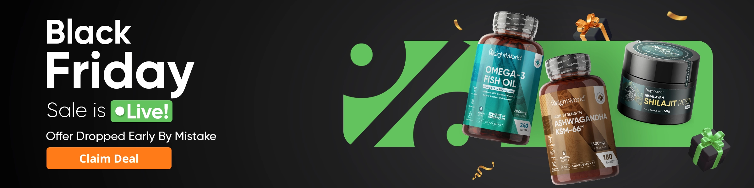 Save on wellness supplements with our Black Friday offer.