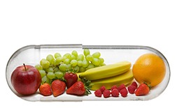 a clear appitite suppresant pill which has fruit and vegetables in them a clear appitite suppresant pill which has fruit and vegetables in them