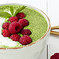 Green Matcha Chia Dessert Green Matcha Chia Dessert