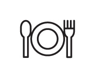 knife fork and plate to show a balanced diet during knife fork and plate to show a balanced diet during