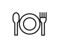 knife fork and plate to show a balanced diet during knife fork and plate to show a balanced diet during