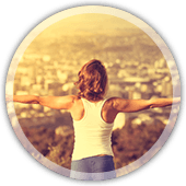 Woman Looking Out To Distance
