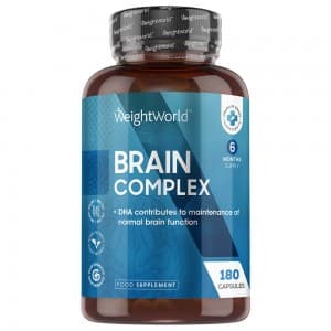 Brain Complex - Mental Performance Supplement With Brain Vitamins - 180 Capsules Brain Complex - Mental Performance Supplement With Brain Vitamins - 180 Capsules