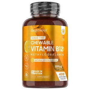 400 Vitamin B12 1000mcg Chewable Tablets. 1+ year supply