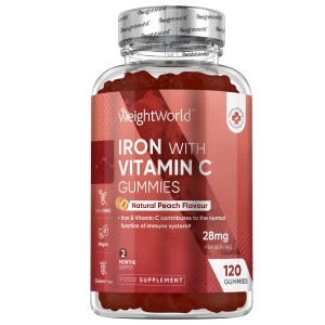 WeightWorld Iron Gummies With Vitamin C