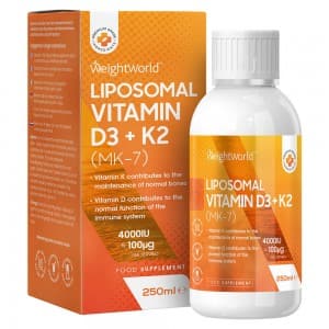 Vitamin D3 and K2 tablets