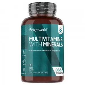 Multivitamins and Minerals 365 Tablets