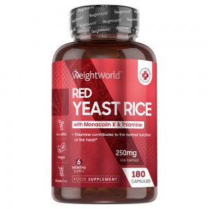 Red Yeast Rice Capsules, 180 capsules, 250mg