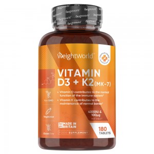 Vitamin D3 4000IU + K2 100mcg