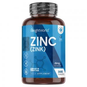 Zinc Tablets | Food Supplement for Normal Functioning of Immune System and Normal Cognitive Function
