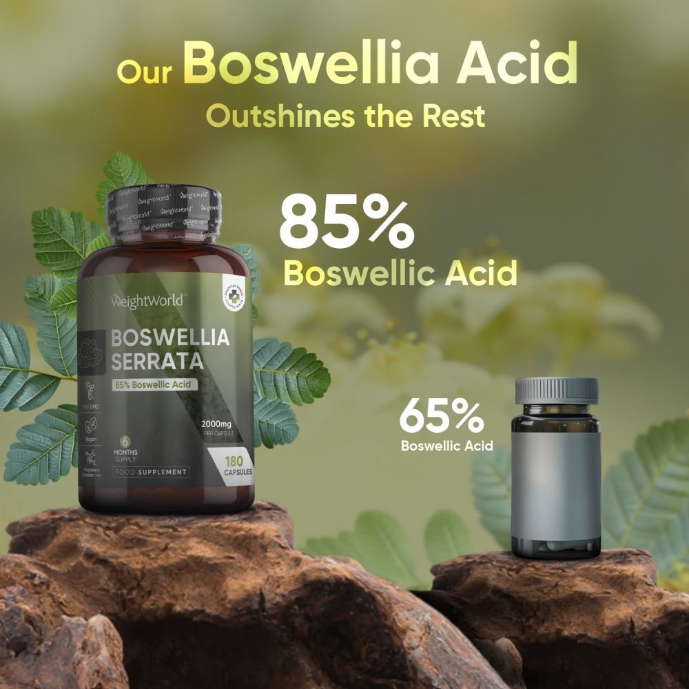 Boswellia Serrata Capsules | 2000mg 180 Capsules | WeightWorld