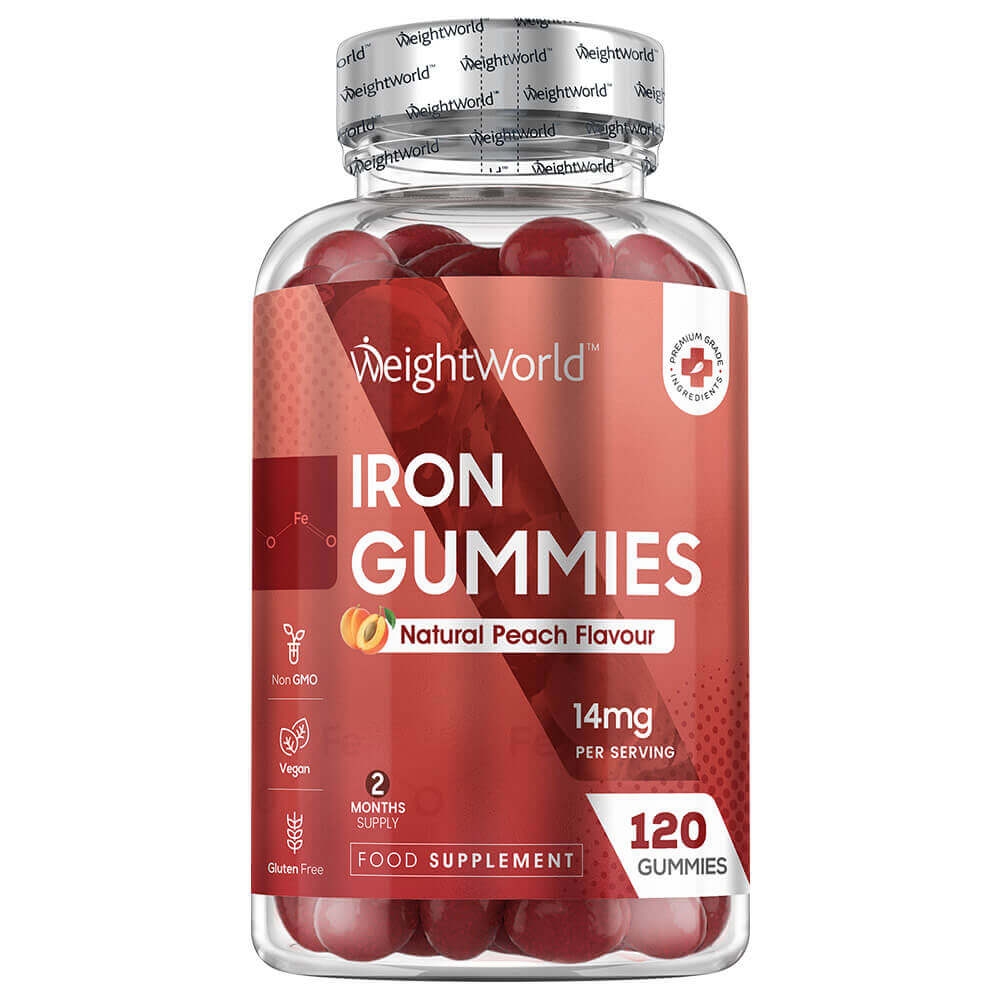 Iron Gummies Peach Flavour WeightWorld