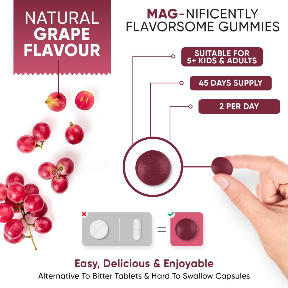 Dosage and flavour of WeightWorld’s magnesium glycinate gummies