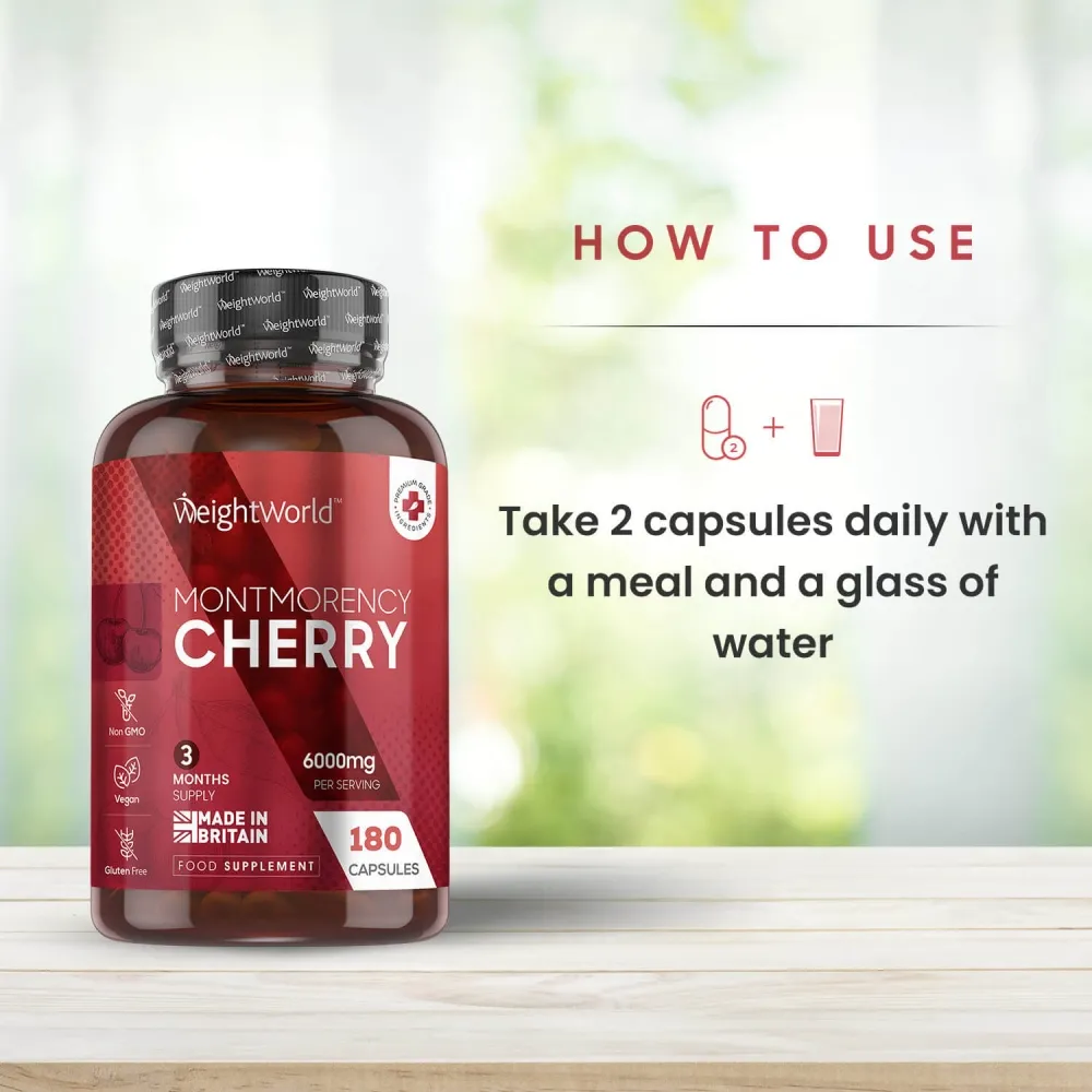 How to take Montmorency cherry supplement