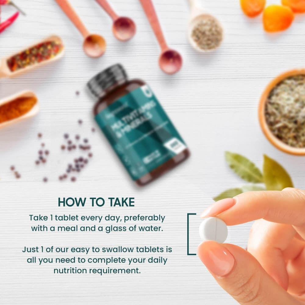 Multivitamins and Minerals 365 Tablets supplements