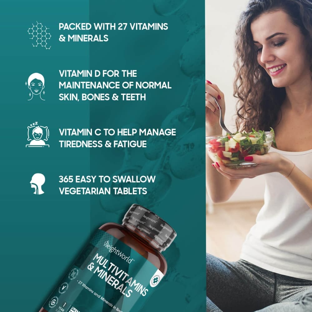Multivitamins and Minerals 365 Tablets supplements