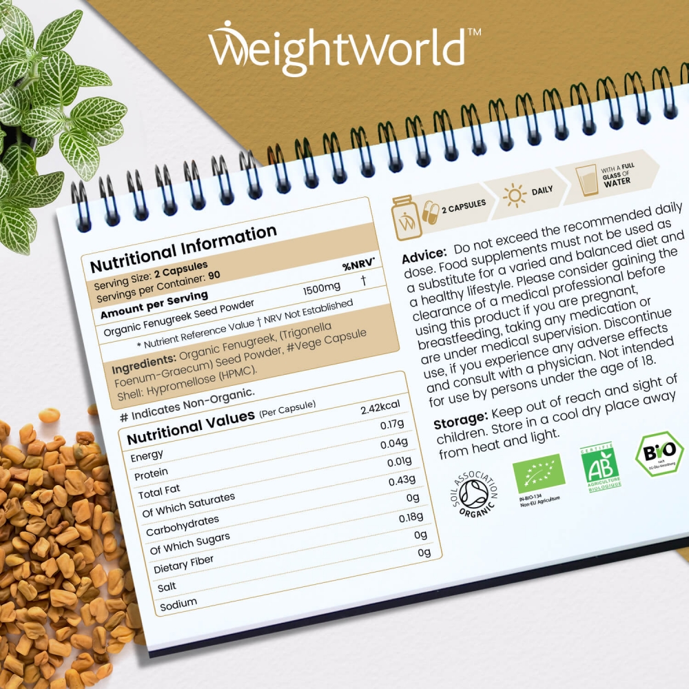 Organic Fenugreek Capsules