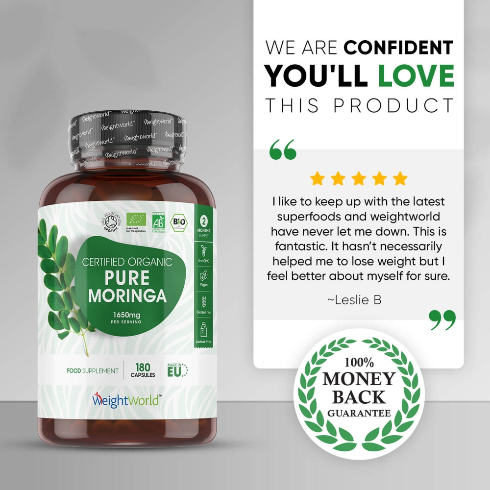 Moringa Pills with 100% Money Back Guarantee