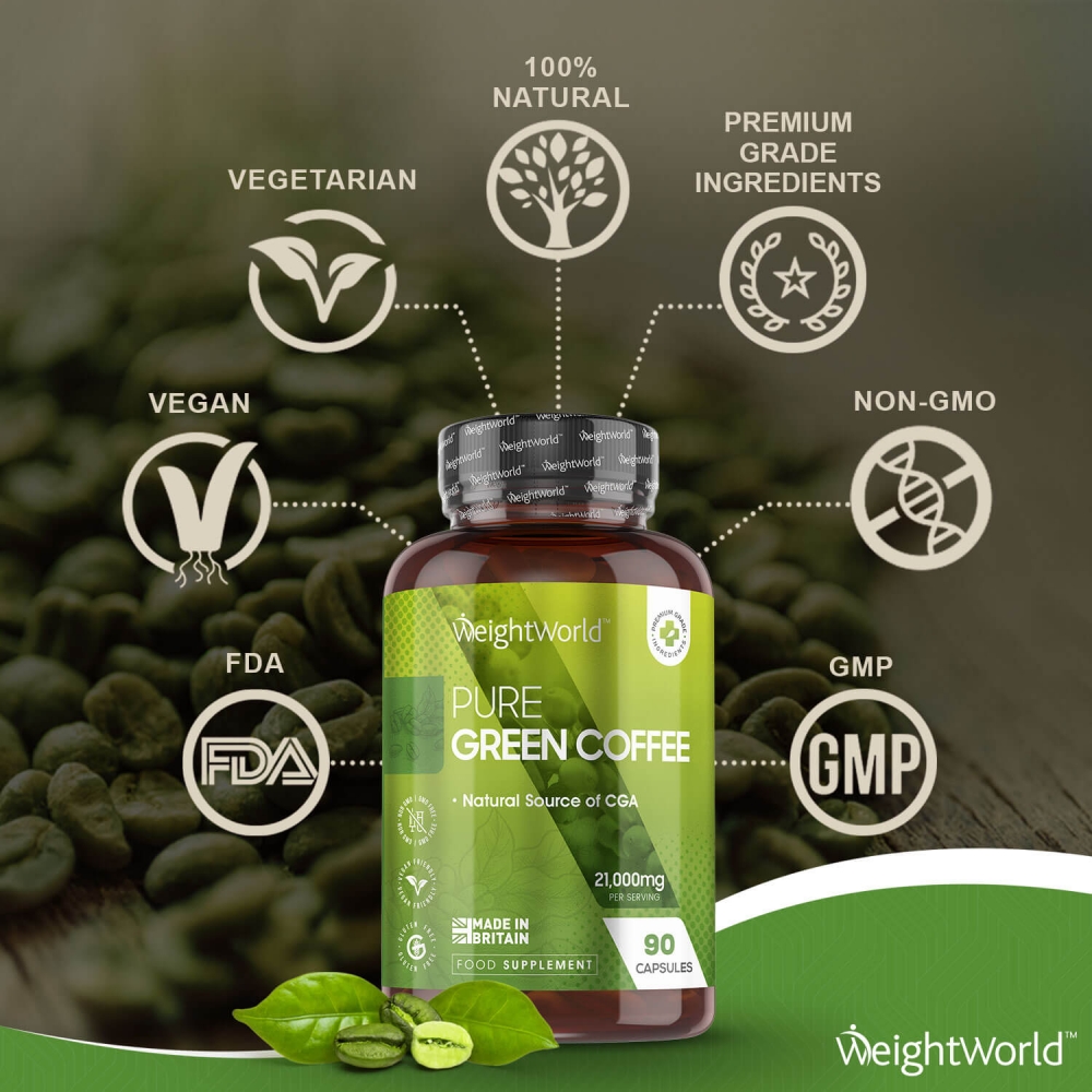 pure green coffee bean extract
