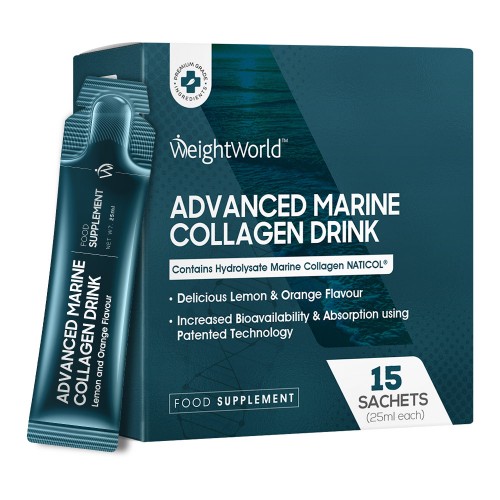 Marine Collagen Drink - 25ml 15 Rejuvenated collagen Sachets - Premium hydrolysed collagen For Skin and Bones