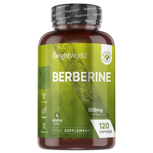 WeightWorld Berberine 500mg 120 Capsules