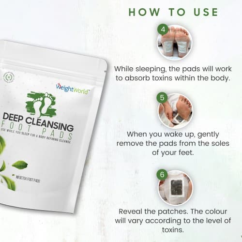 Buy Detox Foot Pads Herbal Body Detox WeightWorld