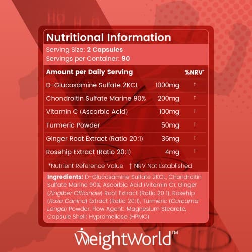 Glucosamine and Chondroitin | Joint Health Supplement | WeightWorld