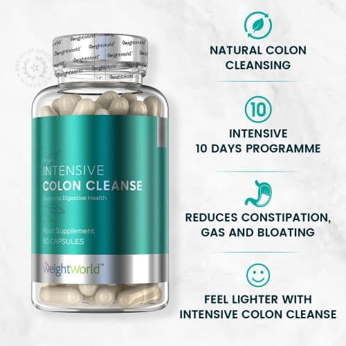 Intensive Colon Cleanse 10 Day Detoxing Supplement WeightWorld
