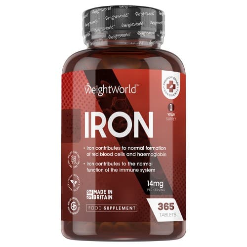 Iron Tablets Natural Immunity Boosting Food Supplement WeightWorld