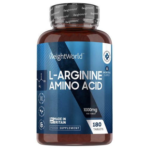 L-Arginine tablets - Fitness Supplement for Size, Definition and Muscle Performance - 180 Tablets