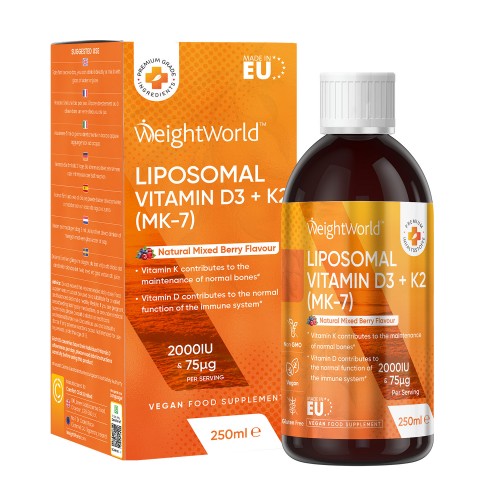 Liposomal Vitamin D3 + K2 