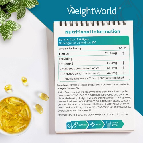 Omega 3 Fish Oil Softgel