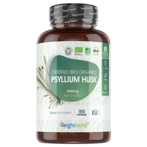 Organic Psyllium Husk Ideal for the gut and digestion WeightWorld