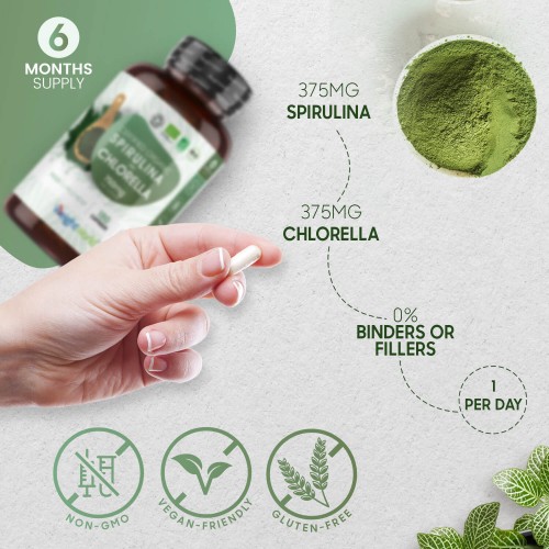 Organic Spirulina and Chlorella